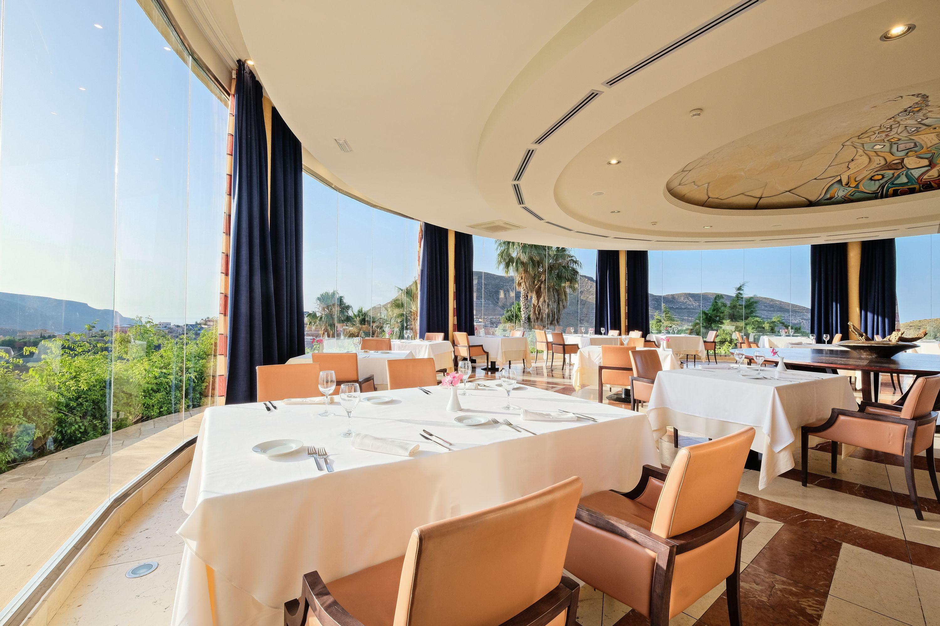 Hotel Envia Almeria Spa & Golf Aguadulce  Eksteriør billede The restaurant